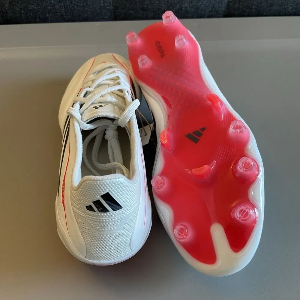 ADIDAS COPA PURE IV ELITE White Lucid Red Mens Sz 7.5 / Womens Sz 8.5
